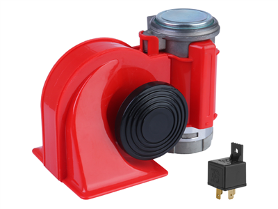 Klakson červený NAUTILUS 24V s kompresorem, 58102