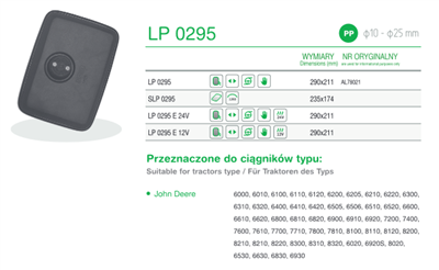 Univerzální zrcátko k traktoru, LP0295