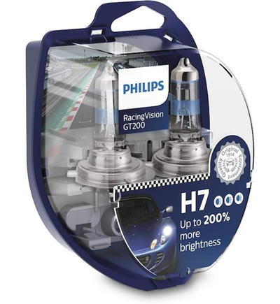 Sada žárovek 2xH7 12V 55W PX26d Racing Vision GT200