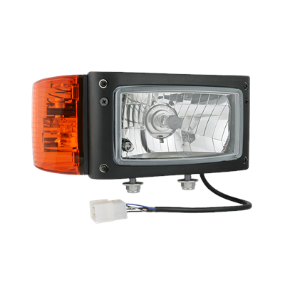 Světlo H4 L4F 245x110, držák omega, 12V žárovka, kabel 3m, 42780