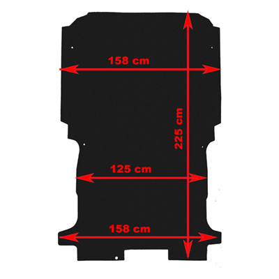 Vložka Fiat Scudo 2007-2016 (2 místa, krátká verze)