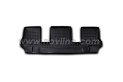 Gumové autokoberce Ford Galaxy 2006-2015 (7 míst, kulaté fixace)