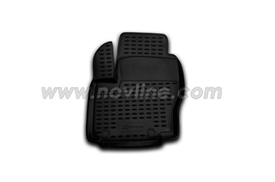 Gumové autokoberce Ford S-Max 2006-2015 (oválné fixace, rozteč fixací 25,5cm)