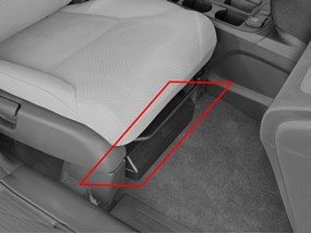 Gumové autokoberce Honda CR-V 2006-2012 (subwoofer pod spolujezdcem)