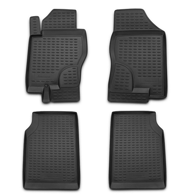 Gumové autokoberce Nissan Navara 2005-2010 (2 dveře)