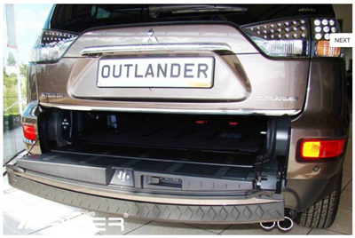 Ochranná lišta hrany kufru Mitsubishi Outlander 2006-2012
