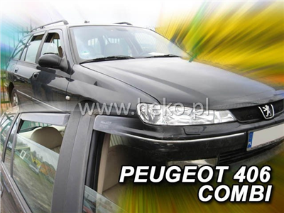 Ofuky oken Peugeot 406 1995-2004 (4 díly, combi)