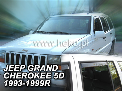 Ofuky oken Jeep Grand Cherokee 1993-1998 (4 díly)