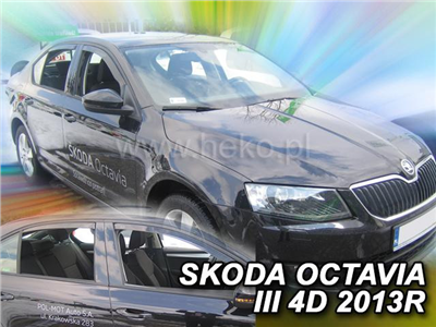 Ofuky oken Škoda Octavia III. 2013-2020 (4 díly, sedan)