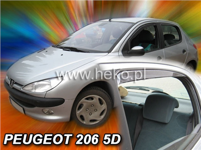 Ofuky oken Peugeot 206 1998-2012 (4 díly)