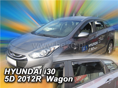 Ofuky oken Hyundai i30 2012-2017 (4 díly, combi)
