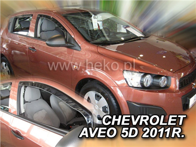 Ofuky oken Chevrolet Aveo 2011-2015 (přední)