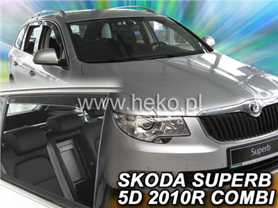Ofuky oken Škoda Superb II. 2008-2015 (4 díly, combi)
