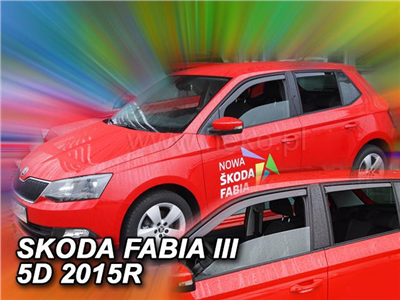 Ofuky oken Škoda Fabia III. 2014- (4 díly)