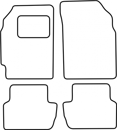 Textilní autokoberce Chevrolet Spark 2010-2014