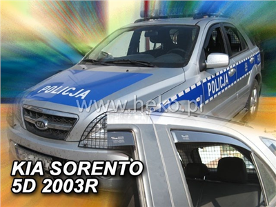 Ofuky oken Kia Sorento 2002-2009 (4 díly)