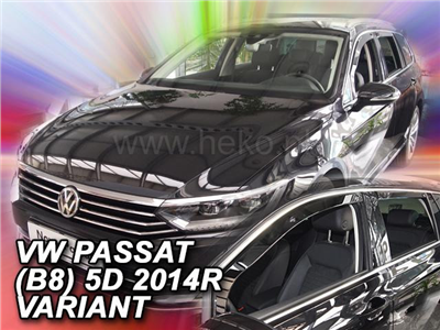 Ofuky oken VW Passat B8 2015-2023 (4 díly, combi)