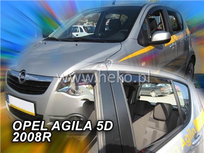 Ofuky oken Opel Agila B 2007-2015 (4 díly)