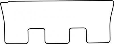 Textilní autokoberce Citroen C8 2002- (5míst, zadní)