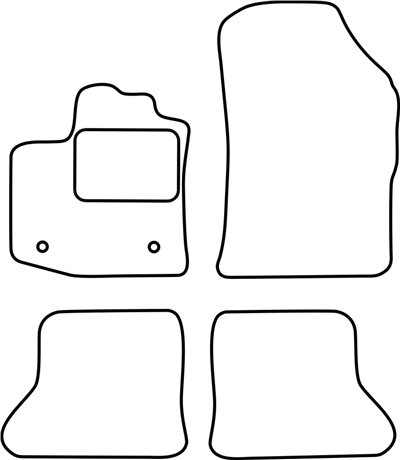 Textilní autokoberce Dacia Dokker 2012-2021