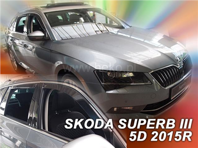 Ofuky oken Škoda Superb III. 2015-2024 (4 díly, combi)