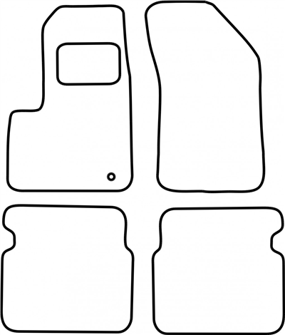 Textilní autokoberce Dodge Avenger 2008-