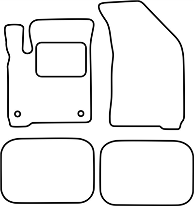 Textilní autokoberce Fiat Freemont 2011-2016