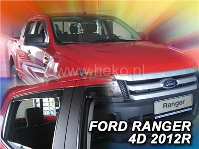 Ofuky oken Ford Ranger 2012-2022 (4 díly)