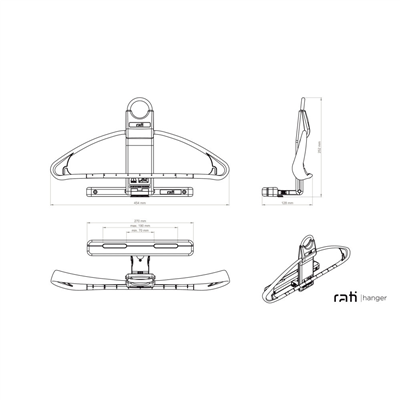 Luxusní ramínko Headster