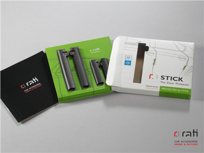 Chránič dveří R-Stick (4 dveře, šedý)