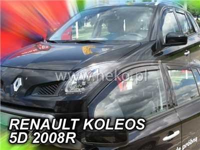 Ofuky oken Renault Koleos 2008-2016 (4 díly)
