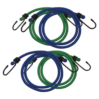 Upínač pružný s háky - sada 4ks