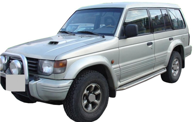 Plastová vana do kufru Mitsubishi Pajero 1999-2000 (prodloužená verze)