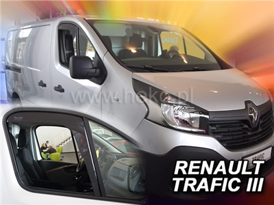 Ofuky oken Renault Trafic 2014- (zahnuté přední)