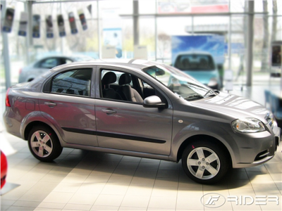Boční ochranné lišty Chevrolet Aveo 2006-2011 (sedan)