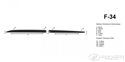 Boční ochranné lišty Chevrolet Orlando 2011-2018