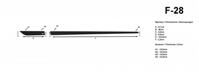 Boční ochranné lišty Hyundai i20 2008-2014 (hatchback, 3 dveře)