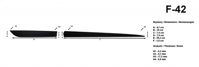 Boční ochranné lišty Kia Ceed 2012-2018 (hatchback)