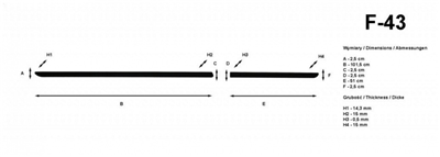 Boční ochranné lišty Kia Soul 2014-2019 (hatchback)