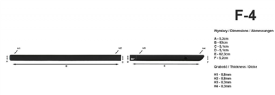 Boční ochranné lišty Nissan Cube 2009-2014