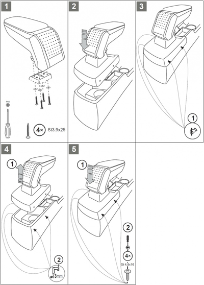 Loketní opěrka Renault Megane 2016-