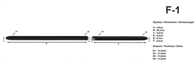 Boční ochranné lišty Škoda Octavia 1996-2004 (combi)