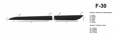 Boční ochranné lišty Subaru Forester 2011-2012