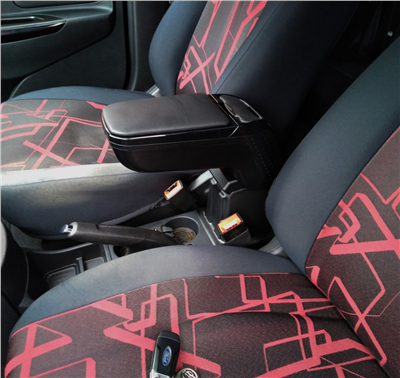 Loketní opěrka Ford Ka+ 2016- (černá, bez kapsy)