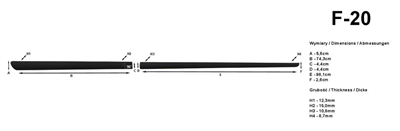 Boční ochranné lišty VW Amarok 2010-2020