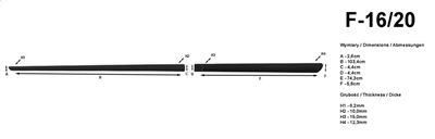 Boční ochranné lišty VW Passat B7 2010- (combi)