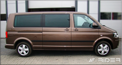 Boční ochranné lišty VW Transporter T5 2004-2014 (van, minivan, dlouhá verze)