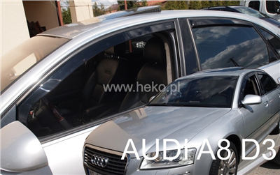 Ofuky oken Audi A8 2003-2010 (4 díly, sedan)