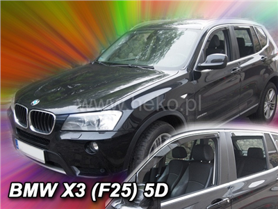 Ofuky oken BMW X3 2010-2017 (4 díly, F25)