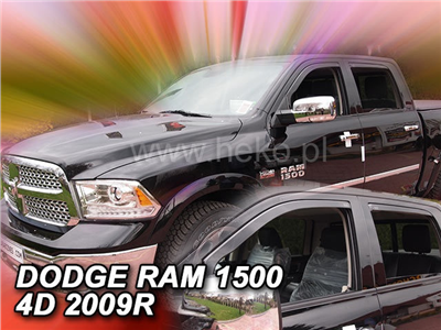 Ofuky oken Dodge Ram 1500 2009-2018 (4 díly)